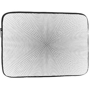 Laptop Sleeve Ronde Dot Patroon Slanke Laptop Case Cover Duurzaam Aktetas Shockproof Beschermende Notebook Case 15 Inch
