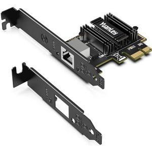 YuanLey 5 Gb PCIe netwerkkaart, 5G Base-T PCI Express Ethernet-adapter met RTL8126, ondersteunt WOL, 5G/2.5G/1G/100Mbps RJ45-poort voor pc Windows/Linux