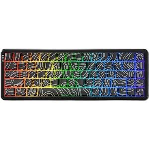 QPSJXN Ak680max Magnetische Schakelaar Bedraad Aangepast Aangepast 8000Hz Poll Tate 0,01 mm Mechanische Toetsschakelaar Compatibel met Moeilijke (Zwarte RGB)