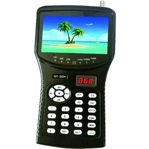 Satellietzoeker KPT-255H Plus KPT 255+ SAT Finder HD Test CCTV Camera LCD-achtergrondverlichting 4,3 inch DVB-S / S2 Signaaltest met AV USB