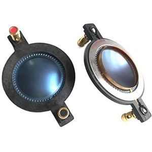 GatherTOOL 4 Stks Speaker Actieve Componenten Voor Mackie DC10/1701 8ohm Tweeter Diafragma SRM450 C300Z Hoorn Driver 8Ohm 44.4mm (Kleur: Blauw Puur Aluminium)