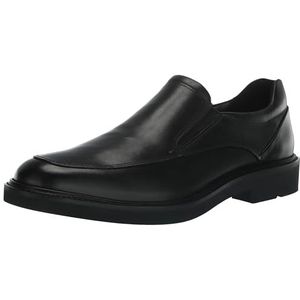 ECCO Men's London Apron Toe Slip On Loafer, Black, 5-5.5