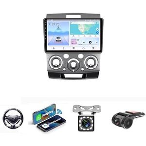 Android 13 Auto Stereo MP5 Player 9'' Screen Autoradio Voor Mazda BT50 BT-50 2006 2007-2010 Car-play Android Auto GPS-navigatie Bluetooth RDS FM AM DAB+ Radio Stuurbediening Voice Control(NF-5 8Core