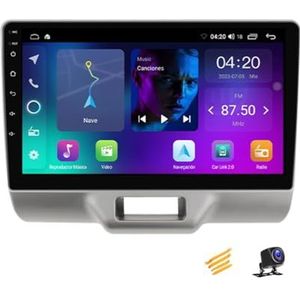 ZARAPLUS Android 13 2 DIN Bluetooth Autoradio 9 Inch Touchscreen Voor Suzuki Every 2016 Met AHD Achteruitrijcamera/GPS-Navigatie/BT/Stuurwielbediening/Koelventilator/Multimediaspeler,NF2