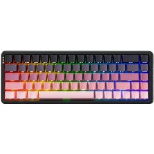 QPSJXN AK680 Magneetgolftoetsenbord met 1 ms latentie, compact design, ideaal voor games (Ji ban Fen RGB)