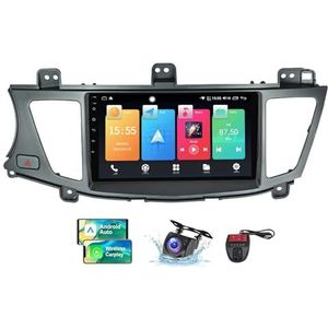9 Inch Touchscreen Dubbel DIN Autoradio Compatibel met Kia Cadenza K7 2011-2012 met Carplay/Android Auto FM RDS DAB+ Autoradio WiFi 4G Draadloze Carplay Android Auto Bluetooth DSP(NF-2)