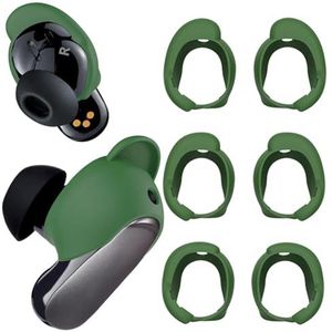 BLOOOK Oorkussentjes compatibel met Bose QuietComfort oordopjes II & Bose QuietComfort Ultra oordopjes, oordopjesaccessoires, compatibel met Bose QC oordopjes 2 II afdekkingen (groen)