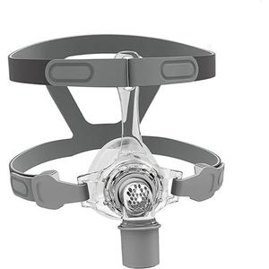 Yelingling Volledig bedekte siliconen tape met verstelbare hoofdband, geschikt om te slapen. Verbeterde versie van neus en mondmasker met hoofdband, frame, buis en neuskussen (M) (M) (M)