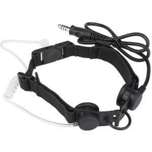 Mic Tactische Keel Tarwe Siliconen Headset Oortelefoon Vacuüm Geluidsoverdracht Oordopjes Walkie-Talkie Ruisonderdrukking Outdoor