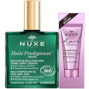 Nuxe Neroli Bio Prodigieuse Oil 100 ml + Hair Prodigieux Le Shampoo Brillance Spiegel 30 ml gratis
