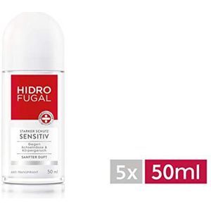 Hidrofugal Roll-On Sensitiv, 5-pack (5 x 50 ml)