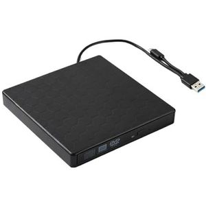 Externe DVD-drive USB 3.0 Draagbare +/-RW-speler For CD-ROM-brander Heldere Beeldkwaliteit Stabiele Audio
