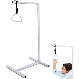 DUOAZJL Bed Trapeze Bar Stand Assist Lift, Bedden Mobiliteit Aids Nachtkastje voor Ouderen Gehandicapten Pull Up Assist Handgrepen Opstaan Bariatrische Handicap Rail Bed Helper