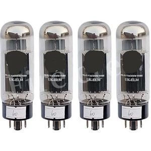 UK-EL34 UKEL34 buis upgrade EL34 EL34C 6CA7 6P3P 6L6 HIFI audio buis versterker kit DIY (4 stuks Matched Quad)