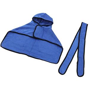 Grote Hondenhanddoek Warme Huisdierenhanddoek Sneldrogende Blauwe Badjas met Handzakken voor Het Baden voor Katten (L)
