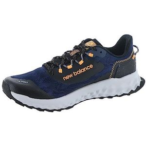 New Balance Men's Fresh Foam Garoe V1 Trail Running Shoe, Nb Navy/Hot Marigold/Black, 13