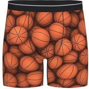 GRatka Boxer slips, heren onderbroek boxershorts, been boxer slips grappig nieuwigheid ondergoed, basketbal oranje, zoals afgebeeld, M