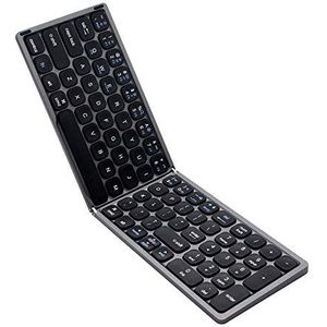 Opvouwbaar mini draadloos toetsenbord Bluetooth met numeriek toetsenbord - draagbaar draadloos toetsenbord oplaadbare zak compatibel voor Windows, Android, iOS tablet pad telefoon