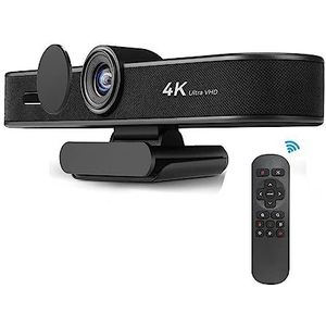 USB-webcamera 4K 8MP EPTZ-webcam met auto-framing USB PC-webcam met microfoons en luidspreker 5x digitale zoom EPTZ-webcam 120° gezichtsveld Voor conferenties, opname(4K EPTZ 5x Zoom)