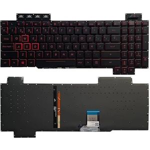 Laptoptoetsenbord voor Asus voor TUF voor Gaming FX505 FX505G FX505D FX505GD FX505GE FX505GM FX505DY FX505DV fx505dt(SP Red Word Backlit)