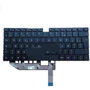 BE Frans Spaans toetsenbord voor Huawei voor Matebook X 2020 EUL-W19P W19 W29 W29P SP/ES geschikt voor Latijns-Amerikaanse laptoptoetsenborden(FR NO Light Paper)