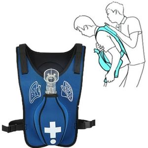 anti-verstikkingsapparaat, Heimlich EHBO-trainingsvest model, geschikt for kinderen van 5-12 jaar. Anti-verstikkingstrainingsleermiddelen(Blue)