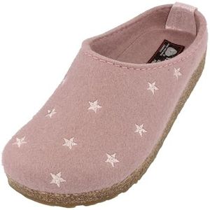 HAFLINGER Grizzly Holly Vilten Pantoffel, huisschoen, vilten klomp, rozenhout, 36 EU