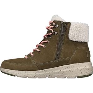 Skechers Glacial Ultra-Woodsy Modieuze dameslaarzen, olijfgroen, 37 EU