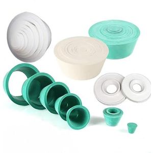 Laboratoriumrubber/siliconen trechterhouder 9 * 1/set Buchner trechterhouder is bestand tegen hoge temperaturen (Size : 9x75type pad)