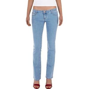 Fraternel Damesjeans, bootcut, heupjeans, lichtblauw, M