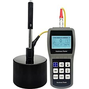 Leeb hardheid tester, sclerometer durometer roestvrijstalen legering ijzeren koperen metalen meter met blok