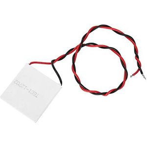 TEC1-12702 elektrische Koeler Module, 40x40 MM 12-15 V 23-27 W Heatsink elektrische Koeler Koeling Peltier Plaat Module voor elektrische Koeler Koelkast Board