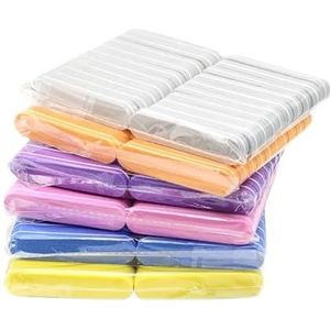 Een dubbelzijdige nagelfil, een nagelbuffertje 100 stuks Multicolor Spons Nagelvijl Buffer Schuurblok for Manicure Pedicure Nail Art(Mix 100pcs)