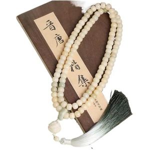Boeddhistische rozenkrans Yoga Meditatie 108 Natuurlijke Bodhi Kralen Armbanden Gebed Boeddha Kralen Wikkelarmband Ketting for Mannen Vrouwen