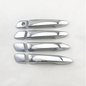 Voor Lexus IS200t IS250 IS300 2014-2022 Auto Zijdeurgreep Kom Afdekking ABS Plastic Glanzende Carbon Plating 8STUKS auto-onderdelen(Chrome,Right-hand drive)