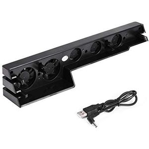 Koelventilator voor Pro, Super Turbo USB Cooler 5 Ventilator met lage/hoge ventilatorsnelheden, temperatuurregeling voor 4 Pro Game Enthusiasts