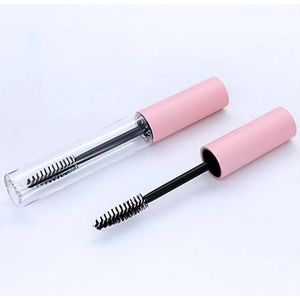 4ml Mascara Buizen Zeer Fijne Wimper Borstel Hoofd Gradiënt Roze Blauw Lege Fles Wimper Borstel Cosmetica Containers 1PCS-F