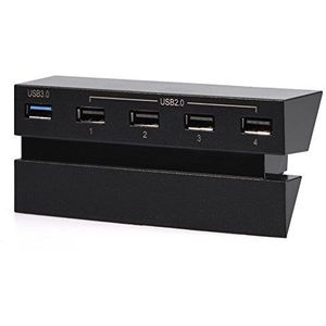 Eboxer USB Hub 5-poorts USB 3.0/2.0 High Speed Uitbreiding Hub Controller Adapter Connector voor 4 Gaming Console