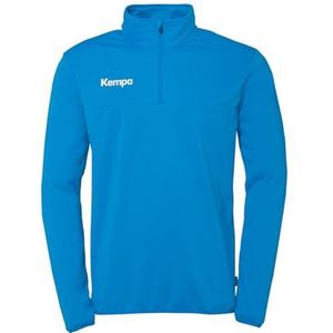 Kempa Heren 1/4 Zip Top Pullover Sweater, Kempblue, S, Kempblue., S