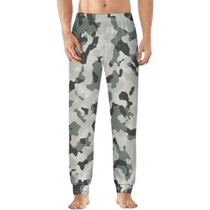 Army Camouflage heren pyjama broek zachte lounge bodems lichtgewicht slaapbroek