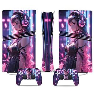 Voor PS5 PRO Skin Digital Edition Console En Controller Vinyl Cover Skins Wraps Krasbestendig, Compatibel Met Voor PS5 Digital Edition Pro 79870 Geen Schuimvorming Bubbelvrij