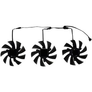Grafische kaartkoeler voor ZOTAC voor RTX 2080 2080Ti voor AMP voor GAMING, videokaartventilatorkoeling, set van 3, GA92S2U, DC 12V, 0,46A(Type A GA92S2U)