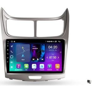 ZWCLSH Android 13 Stereo 9 Inch 1280 * 720 QLED Touchscreen Compatibel met Chevrolet Sail 2009-2013 GPS Navigatie Vervanging Ingebouwde Carplay En Android Auto Gratis Camera SWC, 1NF