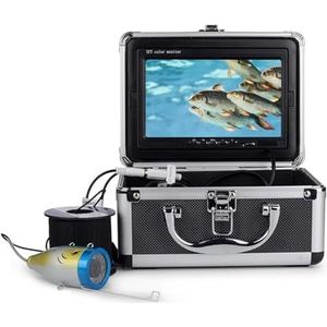 7 inch monitor, 30 m, 1080P onderwatervisvideocamera, fishfinder met 8G TF-kaart voor zee-, meer-, boot- en kajakvissen(30M-Green Box)