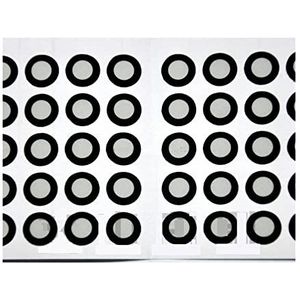 Markeringspunten scannen 1000 Punten 3D Scanning Mark Punten Hand-held 3D Scanner Weerspiegelt Het Doelpunt Binnen 6 Buiten 10mm voor 3D-scanners(Regular tenacity)