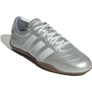 Adidas Grand Court Lo Damessneakers, zilvermetallic/wit glas/rubber, maat 40 2/3