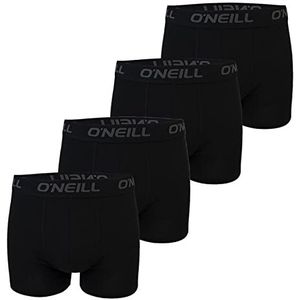O'Neill Heren Boxershort Uni Sport Boxer S M L XL XXL 95% katoen onderbroek 4-pack, zwart (6969p)., M