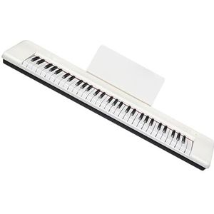 Dynamische Piano Met 61 Toetsen, Draagbaar, Multifunctioneel Digitaal Piano-instrument Voor Volwassenen Draagbaar Keyboard Piano (Color : White)