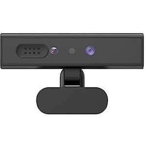 Web Camera, Webcam Gezichtsherkenning Webcam Full HD 1080P 30FPS Universeel Compatibel for Conferenties, Live Streaming, Opname (Color : Nero, Size : 1)