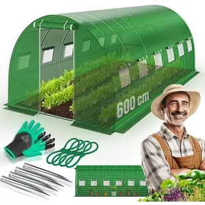 Witte folietunnel 3x10m Tuinpunt Witte folietunnel 3x10m Tuinpunt